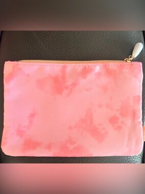 Pink Tie-Dye Zip Pouch